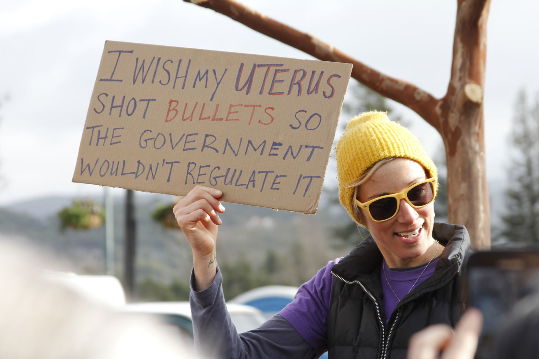 Signs seen at Women's March Napa Valley